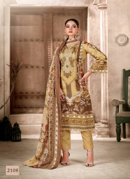 Pakiza Haniya Hiba Vol 21 Lawn Pakistani Dress Material Catalog
